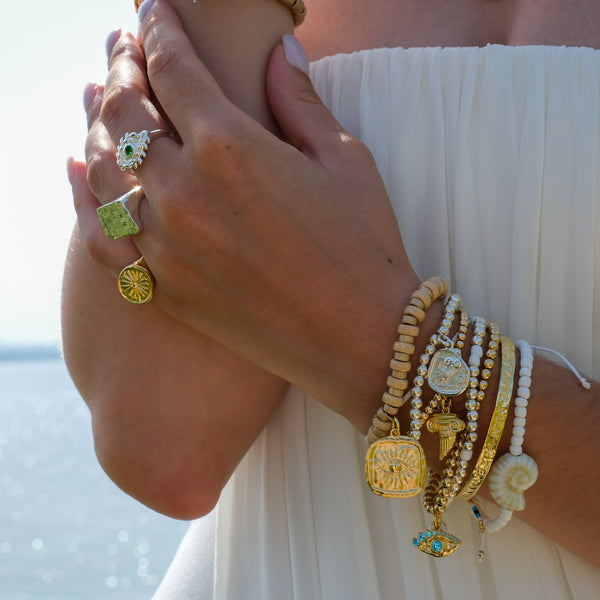 Aphrodite Love Words Bangle