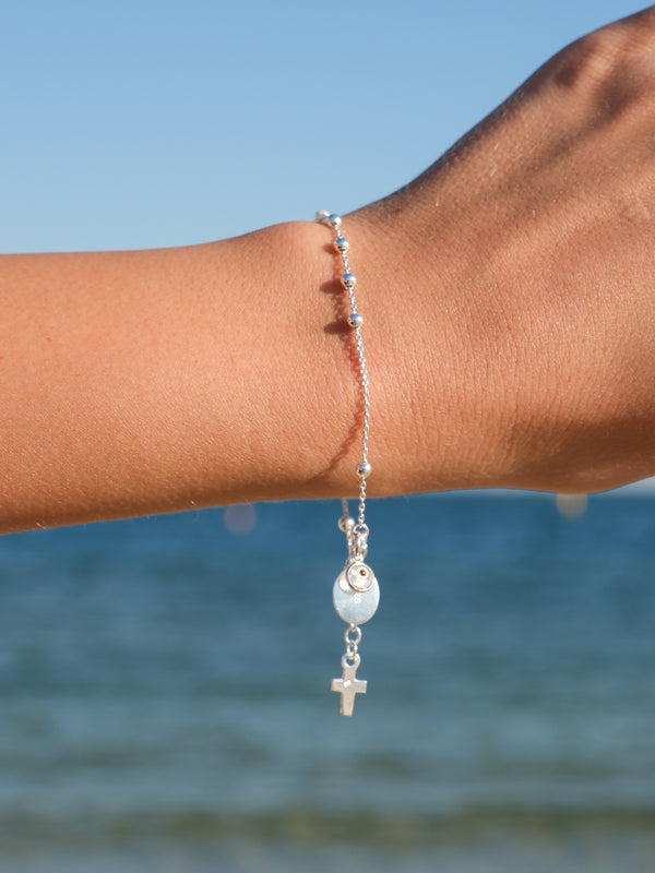Believe rosary bracelet