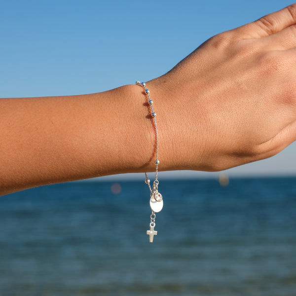 Believe rosary bracelet