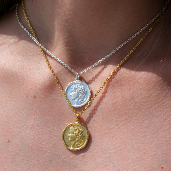 Dionysus Coin Necklace