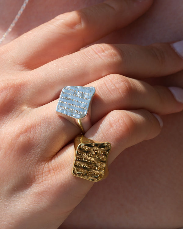 Aphrodite Love Words Ring