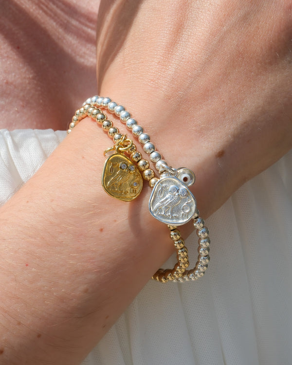 Athena Wisdom Owl Bracelet