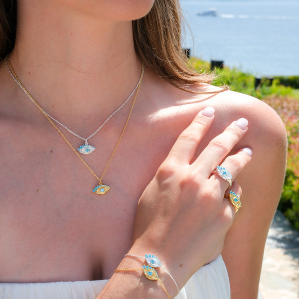 Poseidon Wave Eye Ring