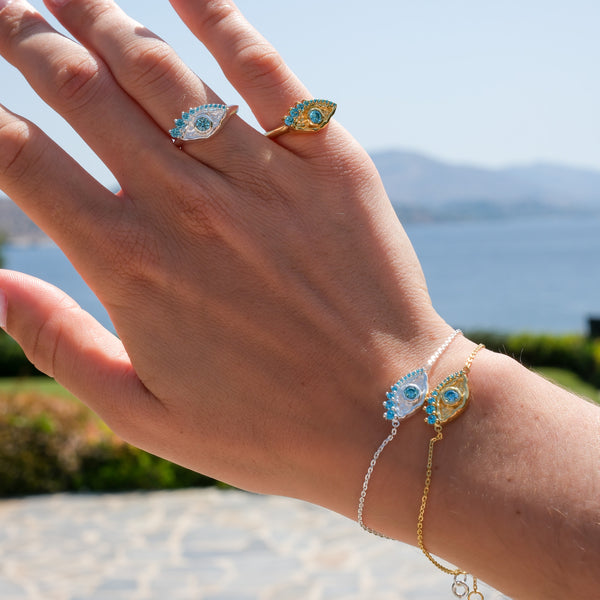 Poseidon Wave Eye Ring