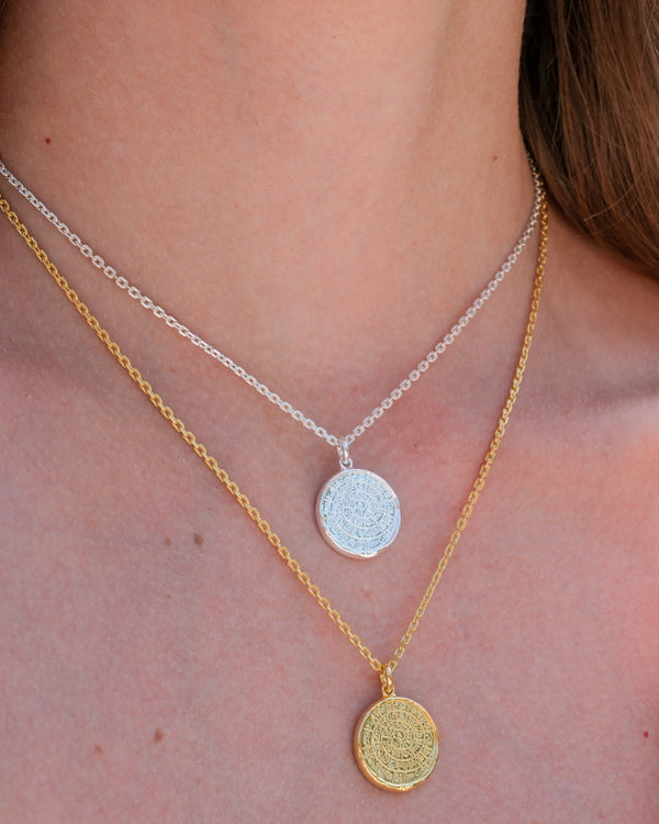Phaistos Disc Necklace