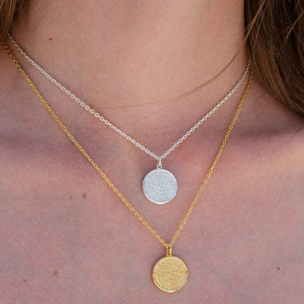 Phaistos Disc Necklace