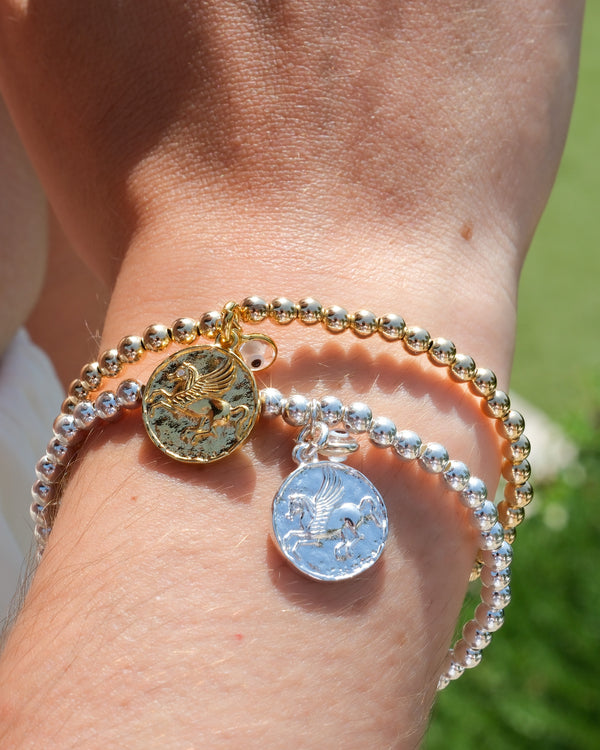 Pegasus Coin Bracelet