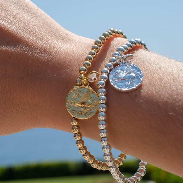 Pegasus Coin Bracelet