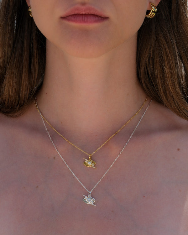 Zeus Bolt Eye Necklace