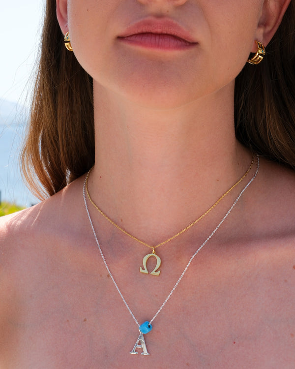 Greek Letters Necklace