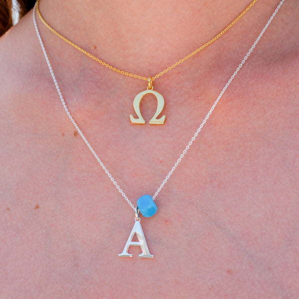 Greek Letters Necklace