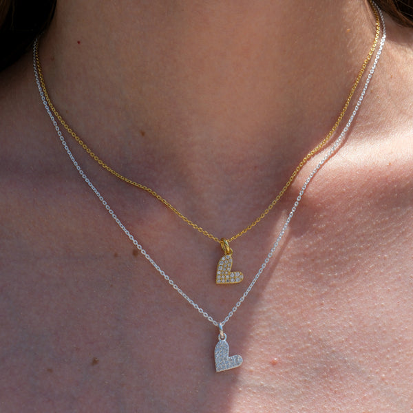 Sparkle Heart Necklace