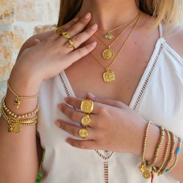 Dionysus Coin Necklace