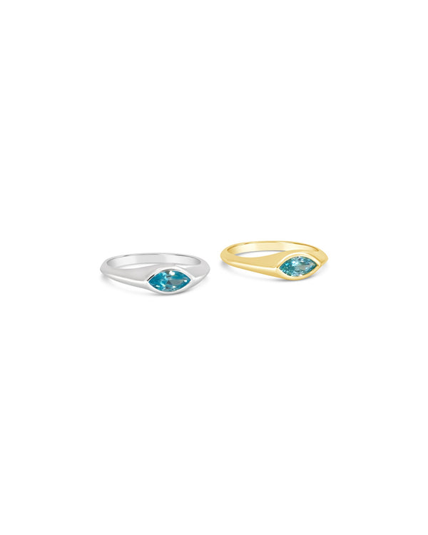 Aqua Gaze Ring