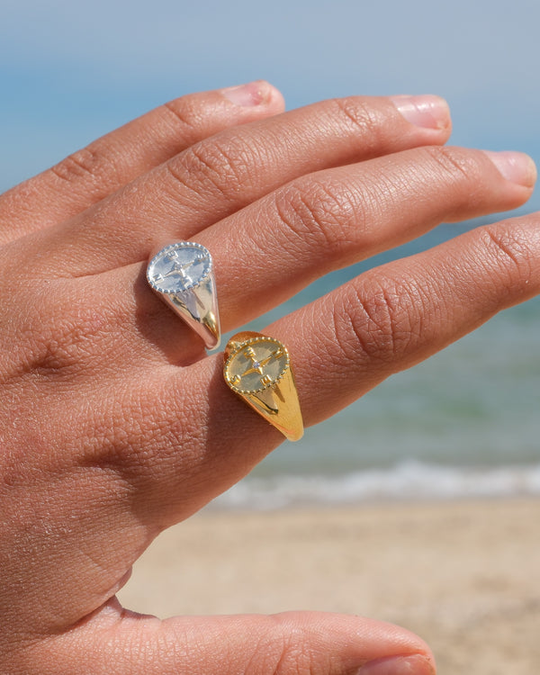 My Journey Compass Ring