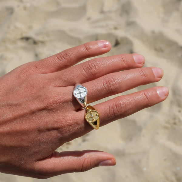 My Journey Compass Ring