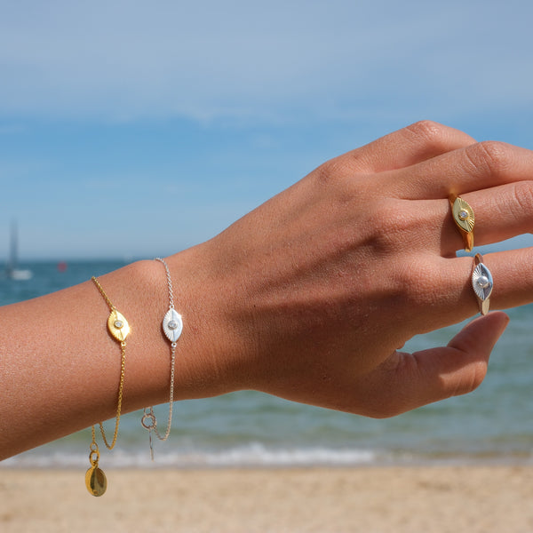 Ocean Sunrise Eye Ring