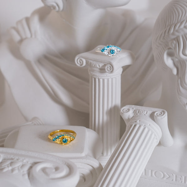 Poseidon Wave Eye Ring