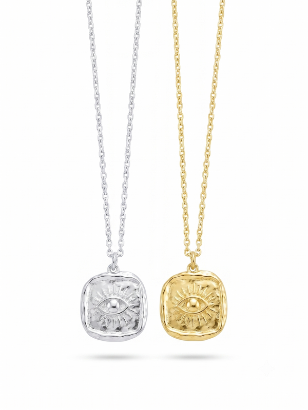 Treasure Me Forever Necklace in Sterling Silver and 18K Gold Plated