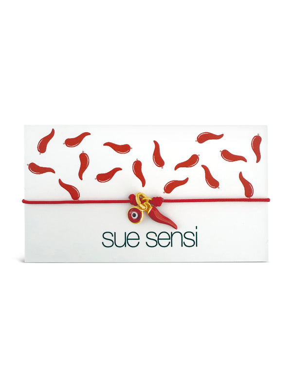 Mini Red Chilli Cord Bracelet