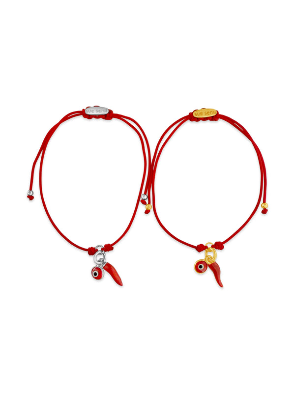 Mini Red Chilli Cord Bracelet