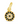 14K Solid Gold Eye Charm
