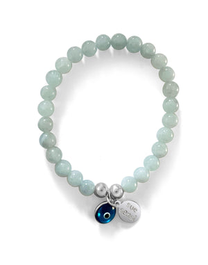 Aquamarine treasures bracelet - Sue Sensi