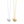 The Messenger's Eye Necklace in Sterling Silver and 18K Gold Plated