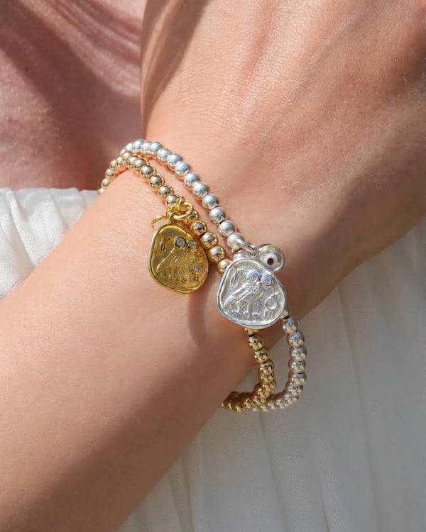 Athena Wisdom Owl Bracelet