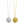 Dionysus Coin Necklace in Sterling Silver and 18K Gold Plated