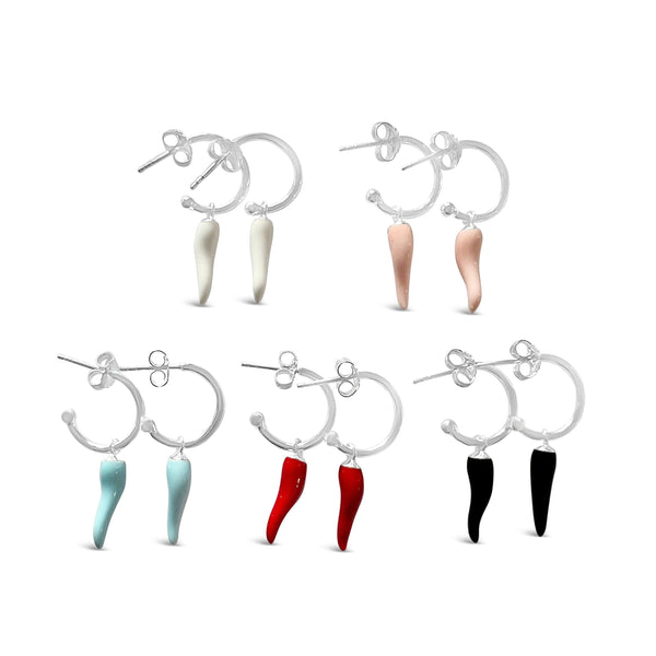 Chilli Colour Earrings - Sue Sensi