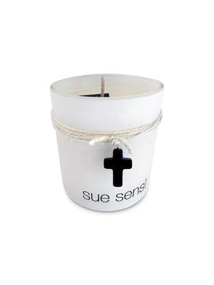 Cross faith candle - Sue Sensi