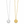Artemis Moon Necklace in Sterling Silver and 18K Gold Plated