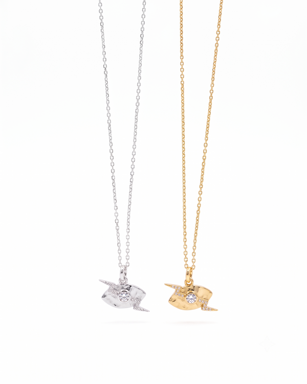 Zeus Bolt Eye Necklace