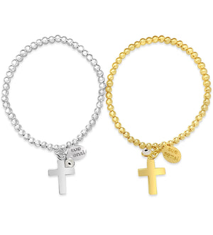 Faith Cross Bracelet - Sue Sensi