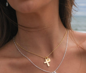 Faith Cross Necklace - Sue Sensi