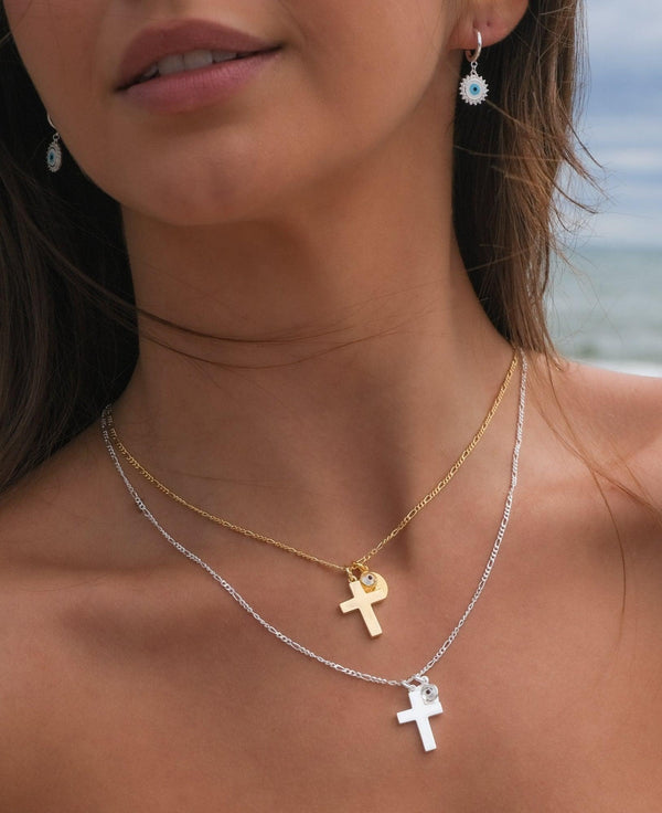 Faith Cross Necklace - Sue Sensi