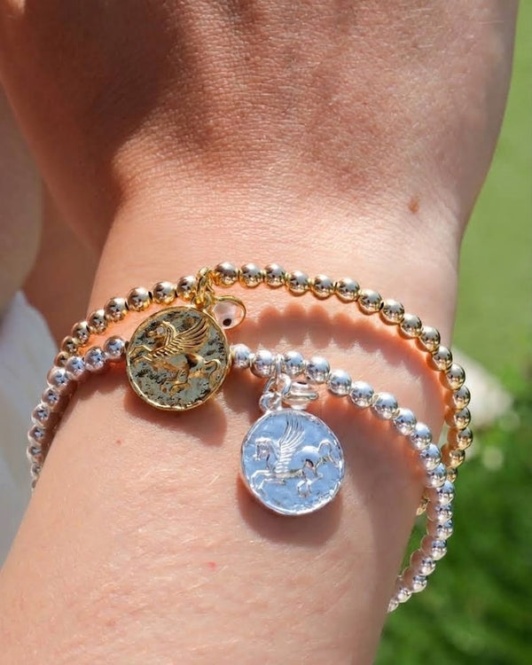 Pegasus Coin Bracelet