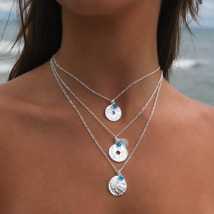 Greek Lucky Coin necklace - Sue Sensi