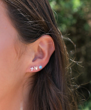 Initial earrings - Sue Sensi