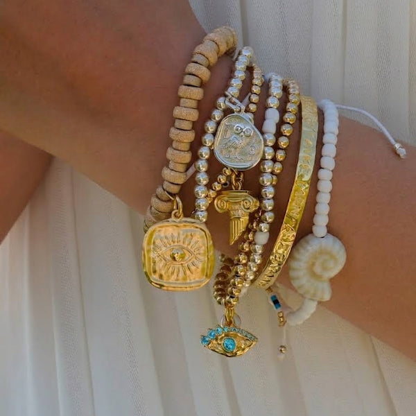 Athena Wisdom Owl Bracelet