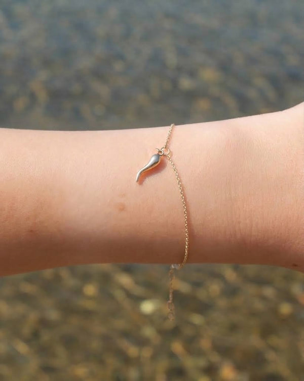 Chilli Wonder - 14K Solid Gold Bracelet