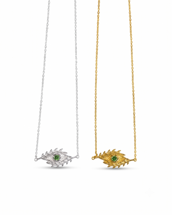 Demeter Branch Necklace in Sterling Silver and 18K Gold Plated