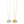 Ancient Eye Necklace in Sterling Silver and 18K Gold Plated
