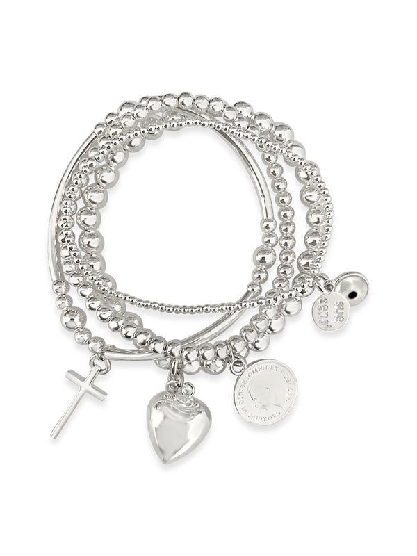 Love Faith Luck bracelet set - Sue Sensi