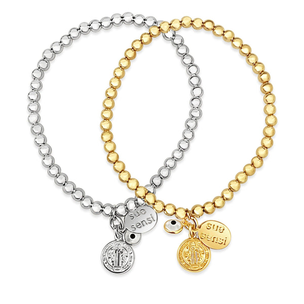 St Benedict mini charm bracelet - Sue Sensi